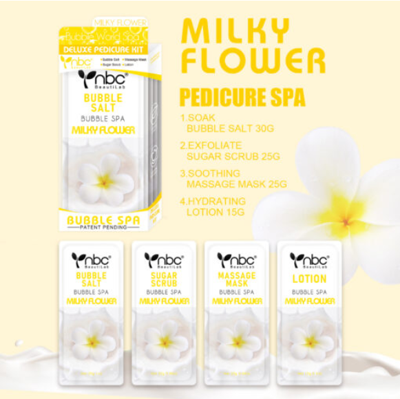 NBC 4-IN-1 BUBBLE WORLD SPA - MILKY FLOWER