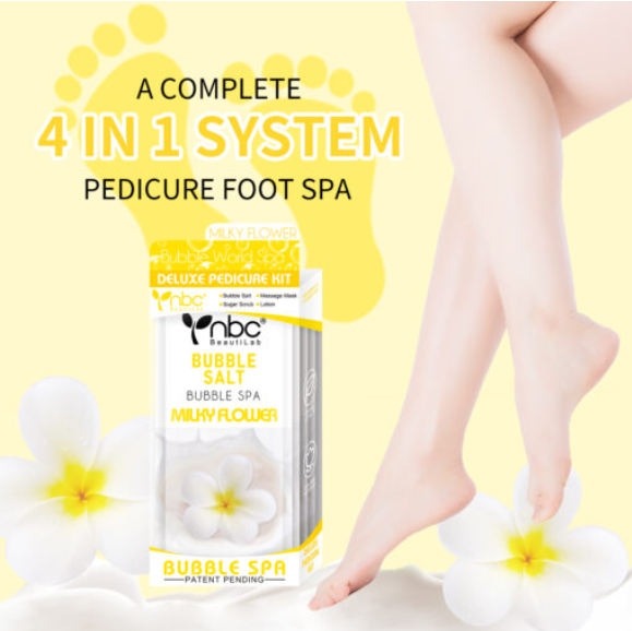 NBC 4-IN-1 BUBBLE WORLD SPA - MILKY FLOWER