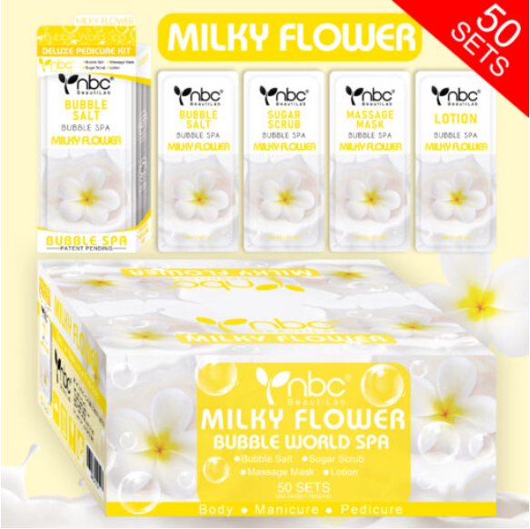 NBC 4-IN-1 BUBBLE WORLD SPA - MILKY FLOWER