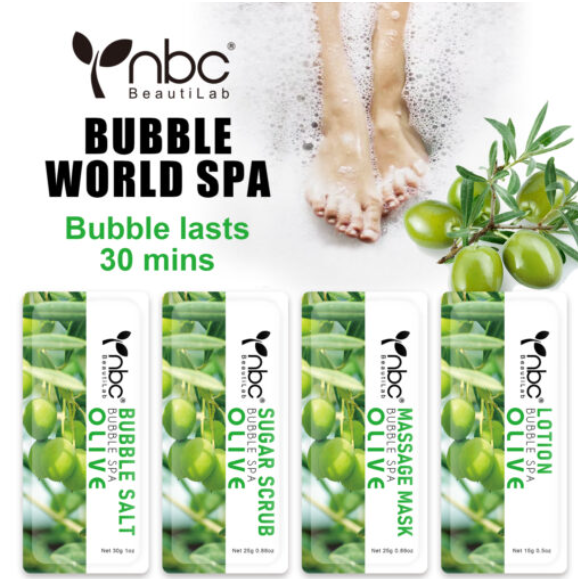 NBC 4-IN-1 BUBBLE WORLD SPA - OLIVE