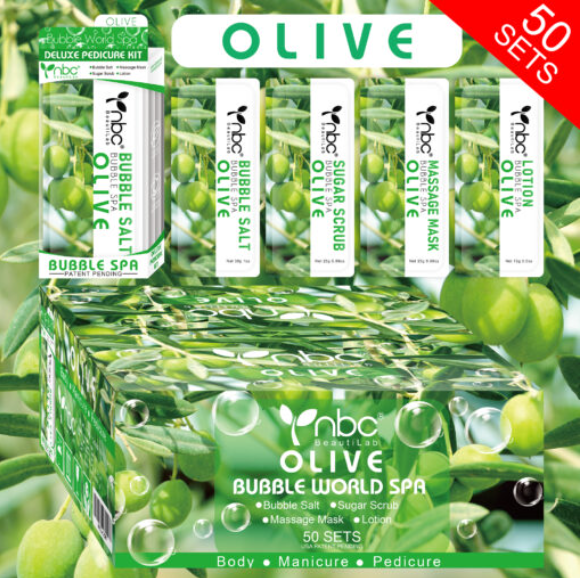 NBC 4-IN-1 BUBBLE WORLD SPA - OLIVE