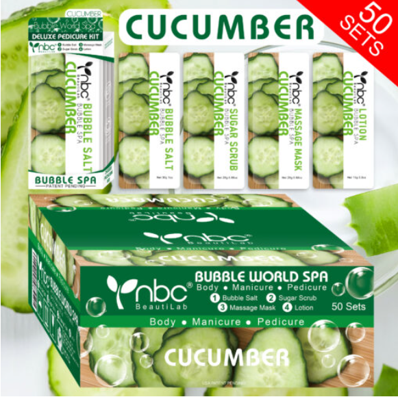 NBC 4-IN-1 BUBBLE WORLD SPA - CUCUMBER