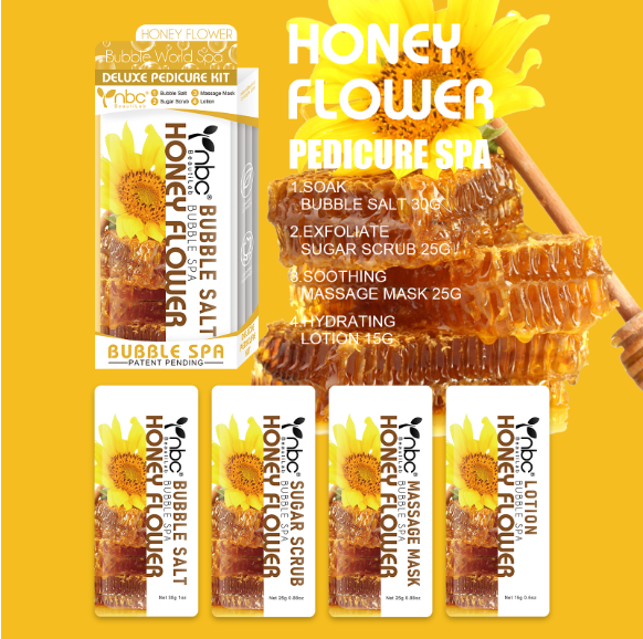 NBC 4-IN-1 BUBBLE WORLD SPA - HONEY FLOWER