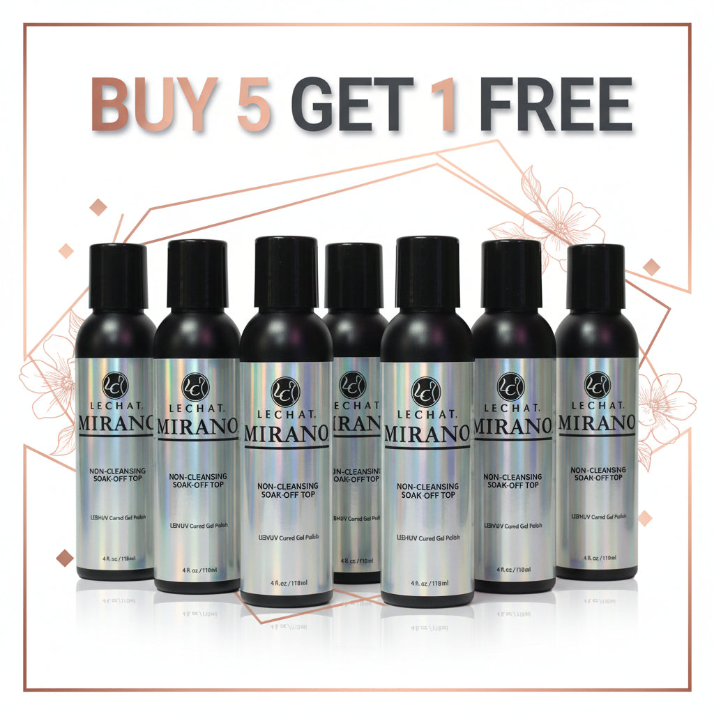 LECHAT MIRANO NON-CLEASING GEL TOP COAT 4OZ.