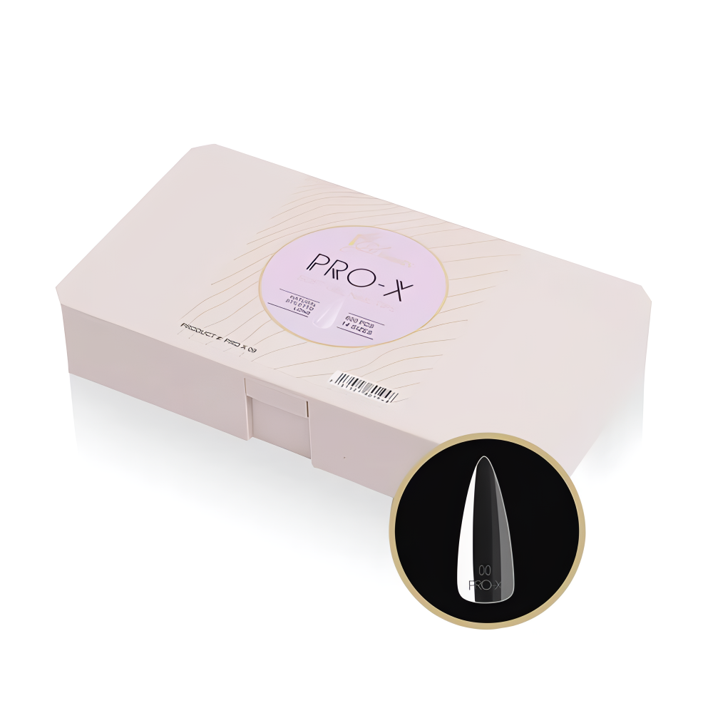 PRO-X SOFT GEL NAIL TIPS 09 - LONG NATURAL STILETTO