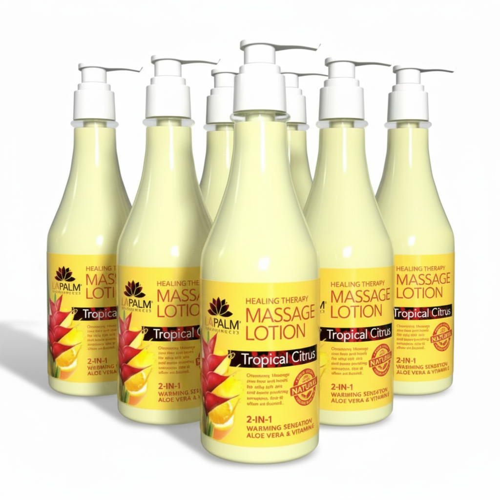 LAPALM COLLAGEN MASSAGE LOTION 8OZ. - TROPICAL CITRUS