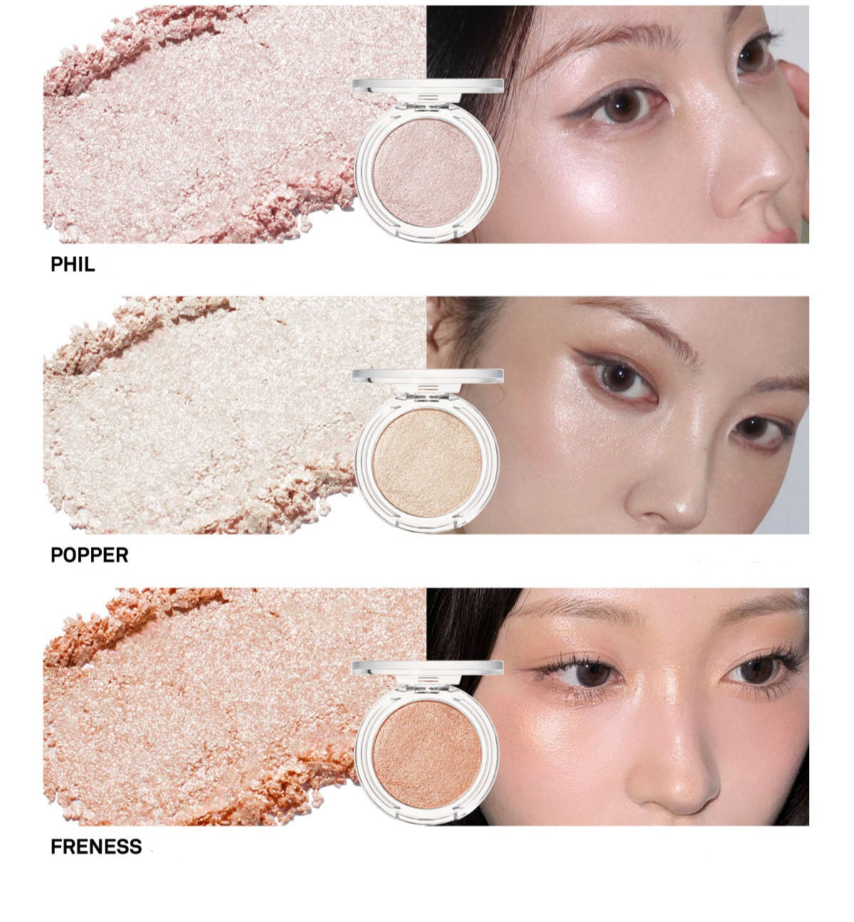 NAMING Fluffy Baked Highlighter 3.8g (3color)