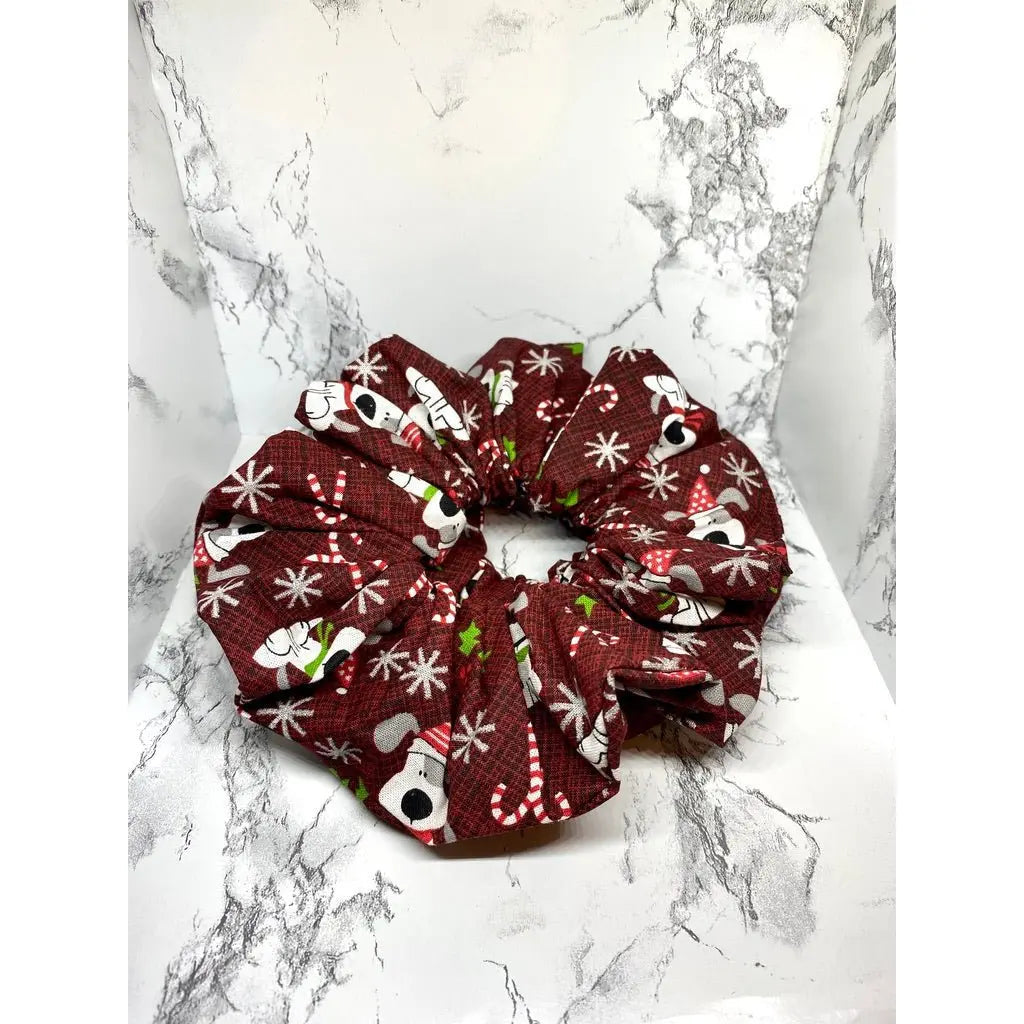Red Christmas Dog Scrunch