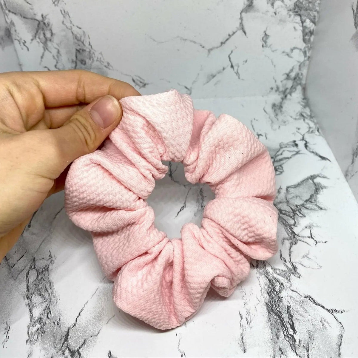 Mini Pink Bullet Scrunchie