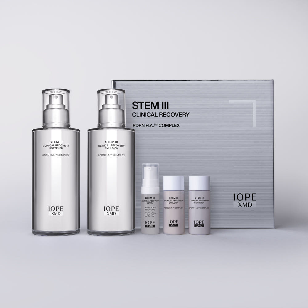 IOPE XMD STEM III Clinical Recovery Set (Softener 130ml + Emulsion 130ml)