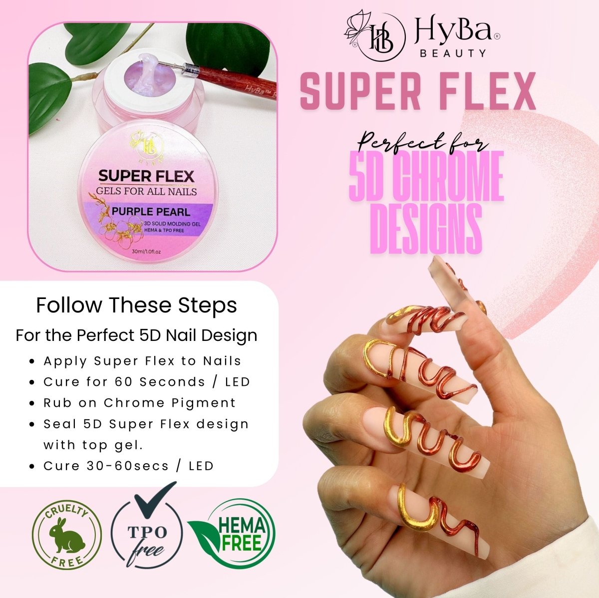 SUPER FLEX Molding Gel PURPLE PEARL (30ml) #05
