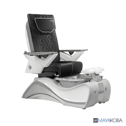 WHITE-GREY FIOR PEDICURE SPA WITH FX CHAIR