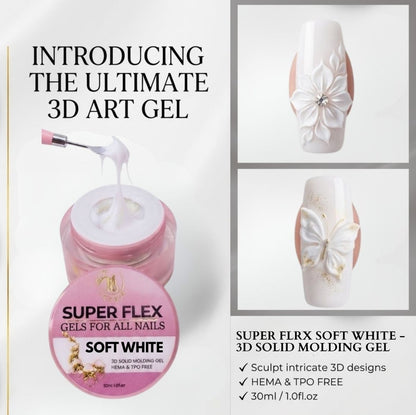 SUPER FLEX Molding Gel SOFT WHITE (30ml) #02A