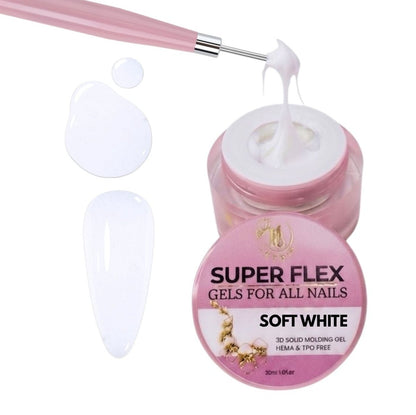 SUPER FLEX Molding Gel SOFT WHITE (30ml) #02A
