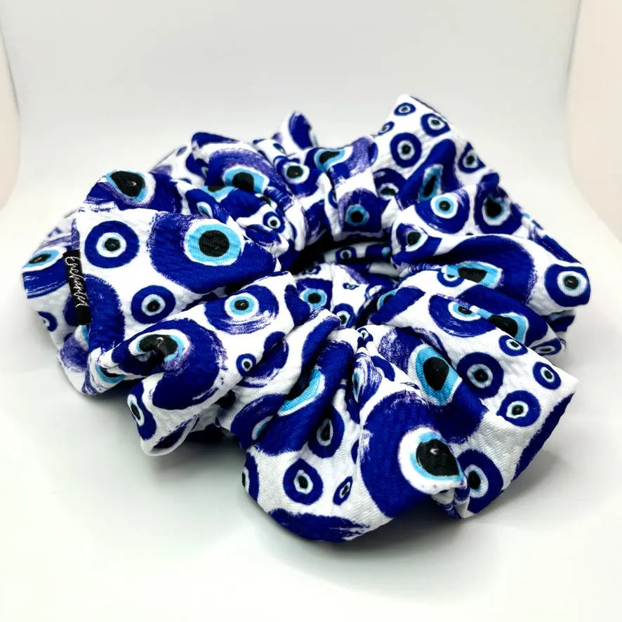 Evil Eye Bullet Scrunchie