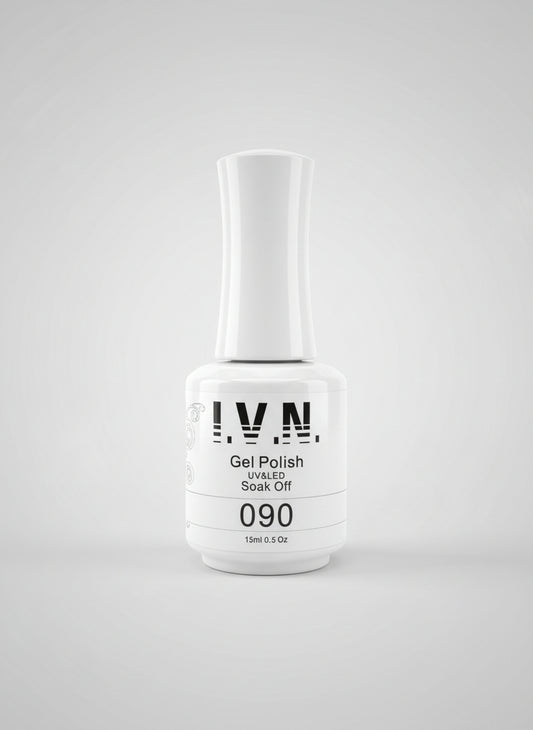 IVN PURE WHITE GEL POLISH 0.5OZ.