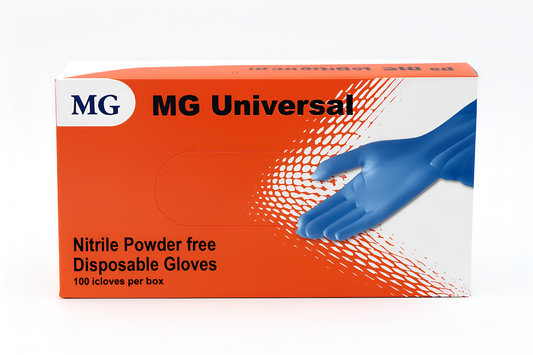 MG UNIVERSAL NITRILE GLOVES - MEDIUM