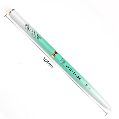 Mega Liner Nail Art Brush Tool 25mm 100% Kolinsky Hair, #1