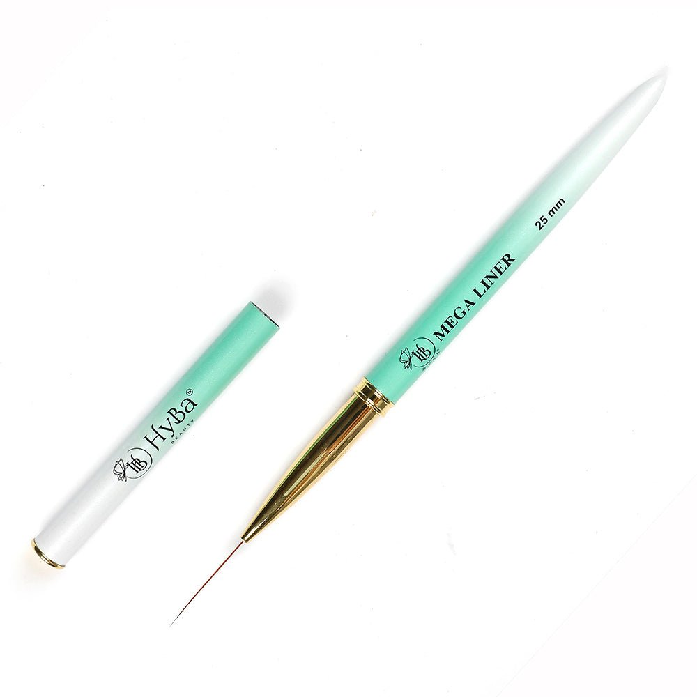 Mega Liner Nail Art Brush Tool 25mm 100% Kolinsky Hair, #1
