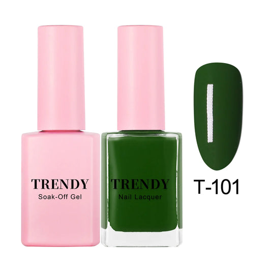 T-101 MOSS | TRENDY DUO GEL & LACQUER