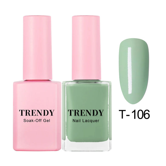 T-106 NEW JADE | TRENDY DUO GEL & LACQUER