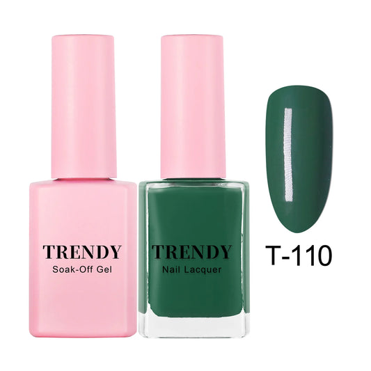 T-110 DARK FOREST | TRENDY DUO GEL & LACQUER
