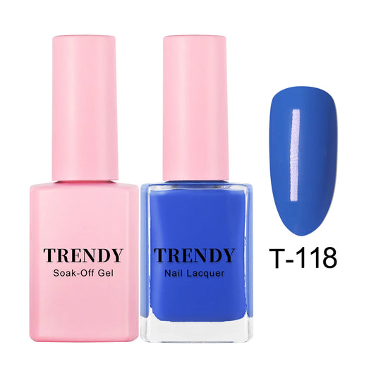 T-118 MOONBERRY | TRENDY DUO GEL & LACQUER