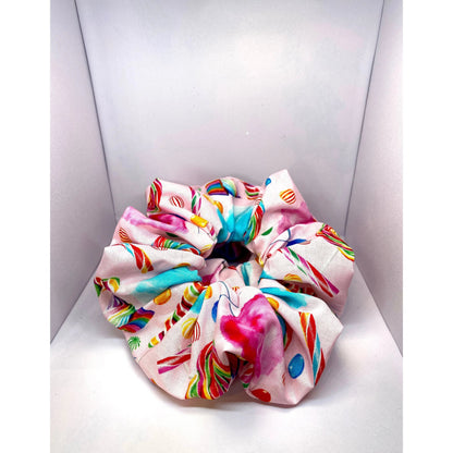 Pink Candy Scrunchie