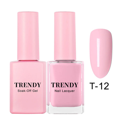 T-12 EVERYTHING IN PINK | TRENDY DUO GEL & LACQUER