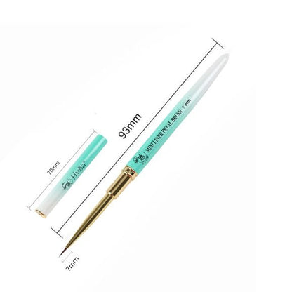 MINI LINER PETAL Nail Brush / 7mm #13 / Kolinsky Bristles
