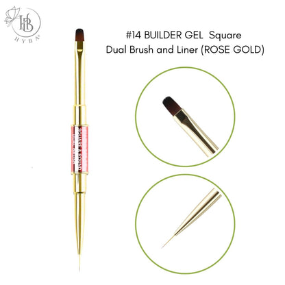 #14 (ROSE GOLD) BUILDER GEL - Dual Brushes