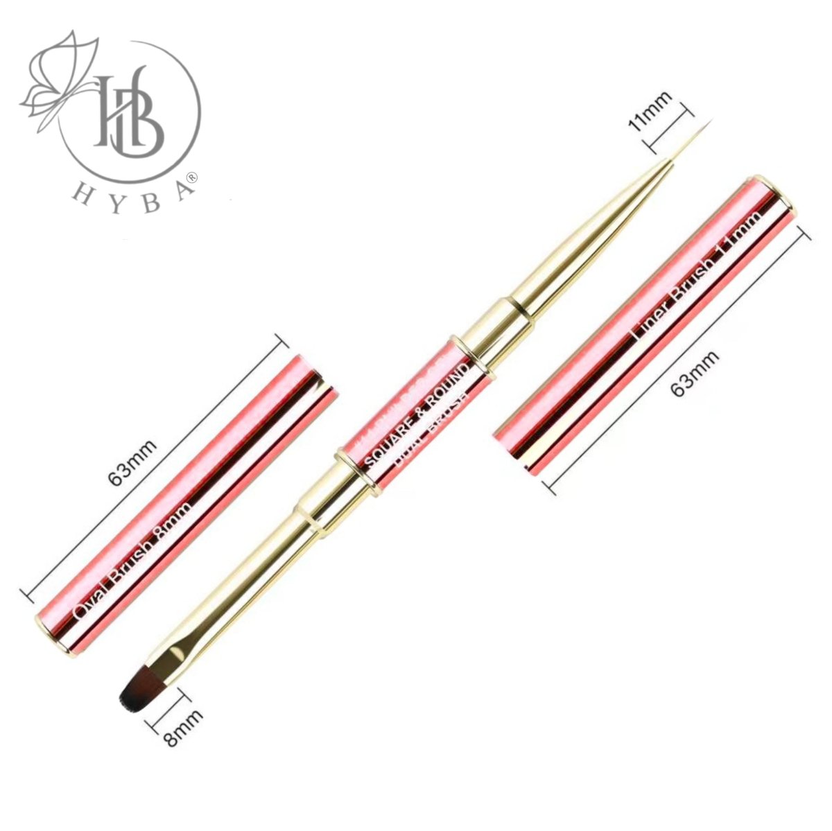 #14 (ROSE GOLD) BUILDER GEL - Dual Brushes
