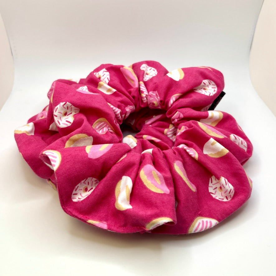 Pink Donut Scrunchie