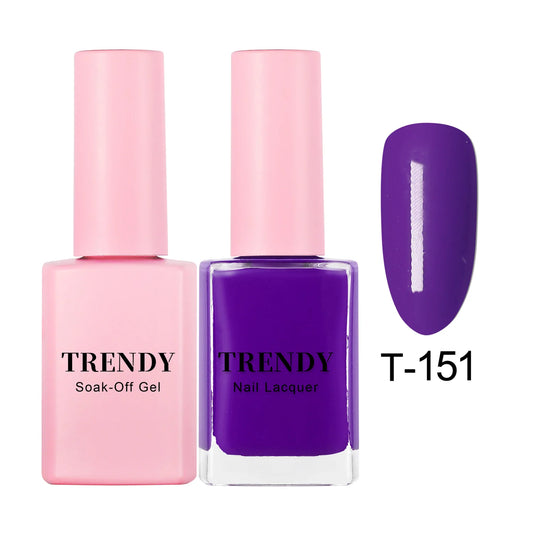 T-151 OBSIDIAN | TRENDY DUO GEL & LACQUER