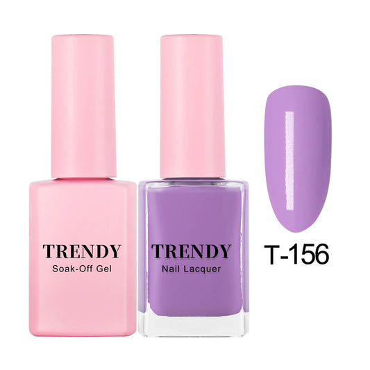 T-156 NEW ORCHID | TRENDY DUO GEL & LACQUER