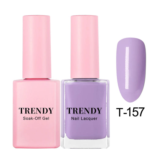 T-157 LILAC | TRENDY DUO GEL & LACQUER
