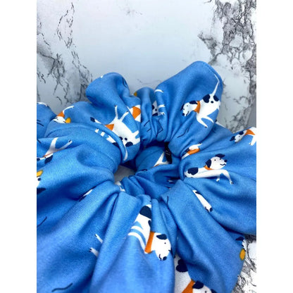 Blue Dogs Scrunchie