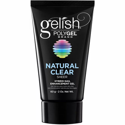 GELISH POLYGEL NATURAL CLEAR 60g-2oz.