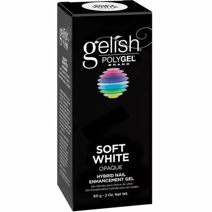 GELISH POLYGEL SOFT WHITE 60g-2oz.