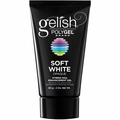 GELISH POLYGEL SOFT WHITE 60g-2oz.