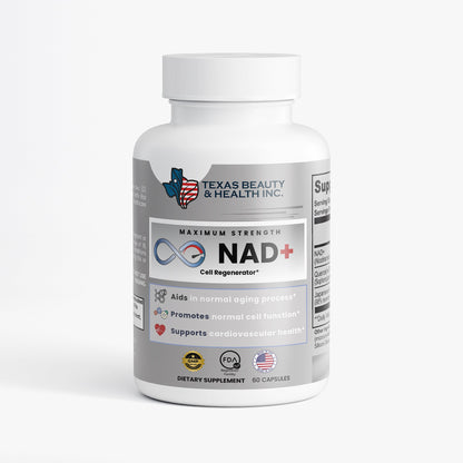 NAD+ Supplement – Cellular Energy & Daily Wellness Support | With Resveratrol & Quercetin | Made in USA
