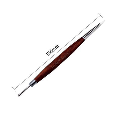 Molding Gel Dual Brush with Round Metal Tip #18
