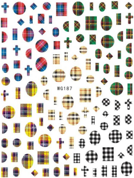 NAIL ART STICKER - 187
