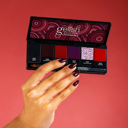 GELISH CREAM GEL 6PCS PALETTE - GETTING REDDY