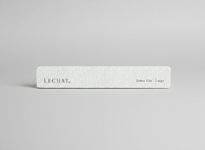 Lima de uñas Lechat Jumbo - Zebra 80/80 (paquete de 40)