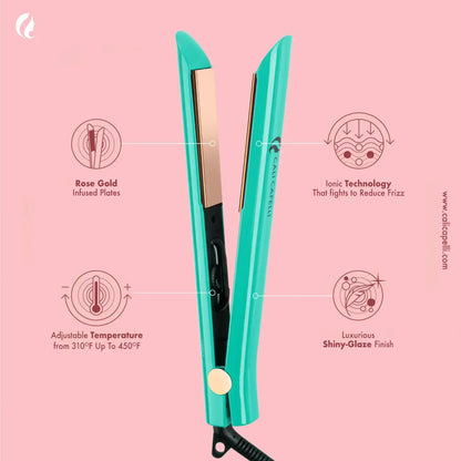 Titanium Hair Straightener Pro-Series 1″ Mint