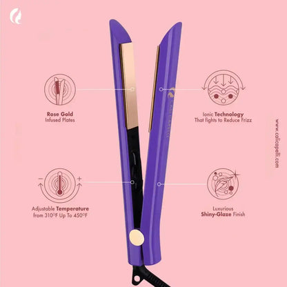 Titanium Hair Straightener Pro-Series 1″ Purple
