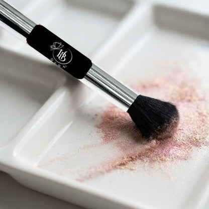 #20 Silicone Ombré Blending Applicator Dual Brush (BLACK)