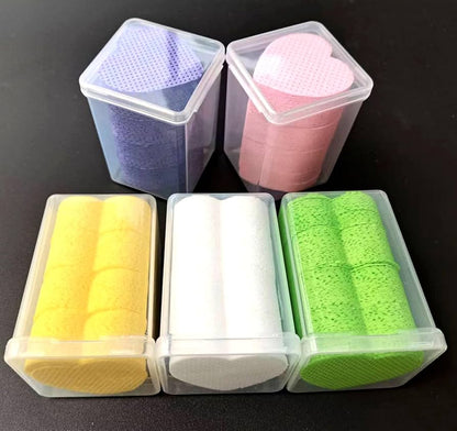 TheNailGoatCo 1000PC Heart-Shaped Lint-Free Nail Wipes for Nail Professionals
