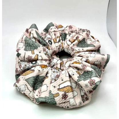 S'mores Camping Summer Bullet Scrunchie